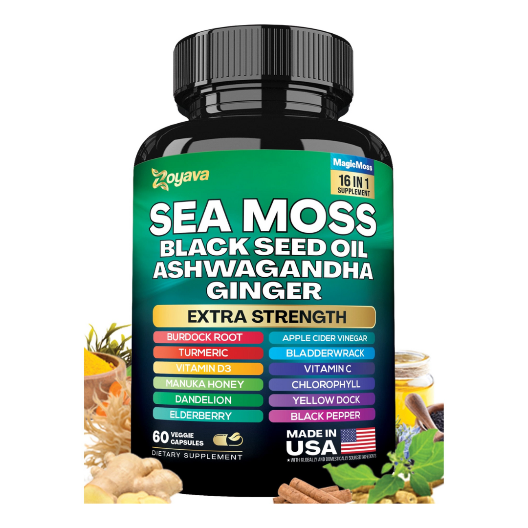 Vita™ Sea Moss 16-in-1 & a FREE Shilajit Vitality Bundle